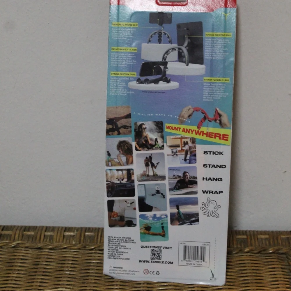 TenikleY Pro. Flexible Suction Mount. Holds 42 lbs.